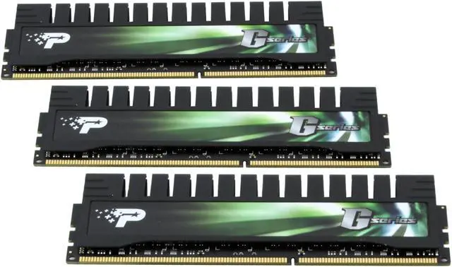 Alt view image 8 of 12 - Patriot Gamer Series 6GB (3 x 2GB) DDR3 1600 (PC3 12800) Desktop Memory Model PGS36G1600ELKC