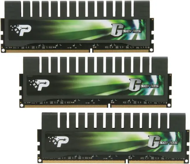 Alt view image 9 of 12 - Patriot Gamer Series 6GB (3 x 2GB) DDR3 1600 (PC3 12800) Desktop Memory Model PGS36G1600ELKC