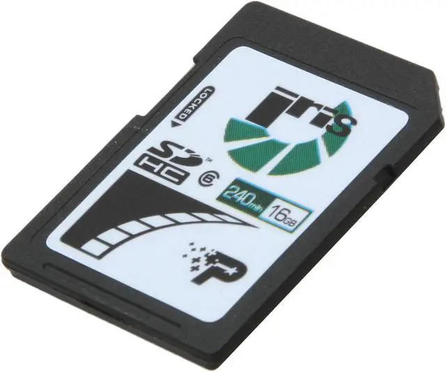 Main image of Patriot Iris 16GB Secure Digital High-Capacity (SDHC) Flash Card Model PSF16GISDHC6