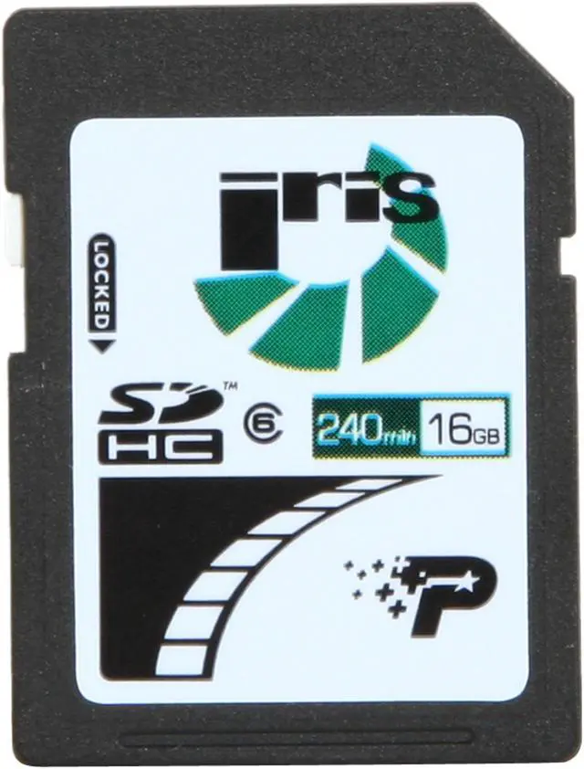 Alt view image 2 of 5 - Patriot Iris 16GB Secure Digital High-Capacity (SDHC) Flash Card Model PSF16GISDHC6