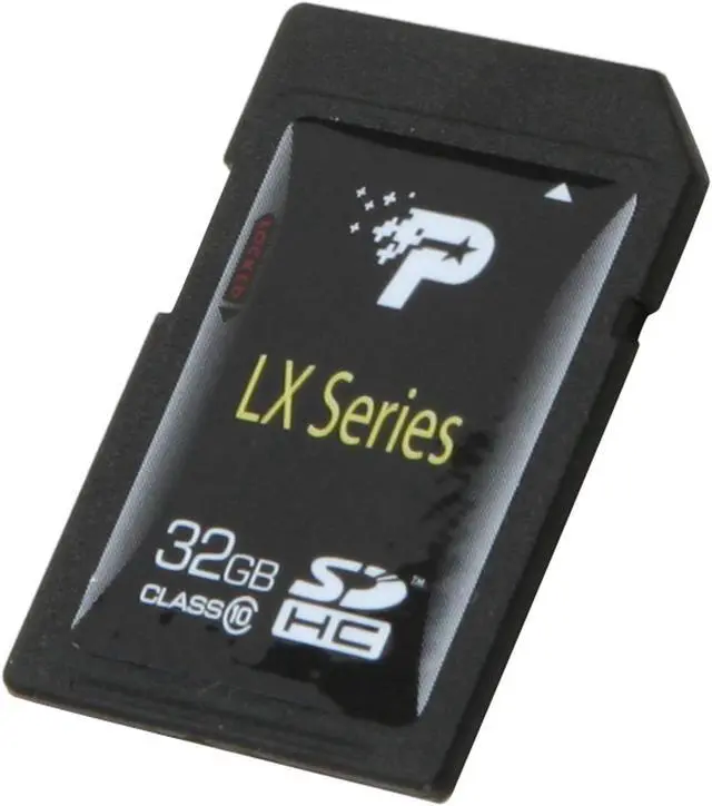 Main image of Patriot LX Series 32GB Secure Digital High-Capacity (SDHC) Flash Card Model PSF32GSDHC10