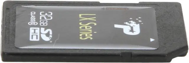 Alt view image 3 of 5 - Patriot LX Series 32GB Secure Digital High-Capacity (SDHC) Flash Card Model PSF32GSDHC10