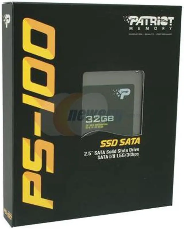 Alt view image 2 of 7 - Patriot PS-100 2.5" 32GB SATA I/II MLC Internal Solid State Drive (SSD) PS32GS25SSDR