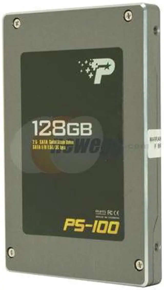 Alt view image 2 of 6 - Patriot PS-100 2.5" 128GB SATA I/II MLC Internal Solid State Drive (SSD) PS128GS25SSDR