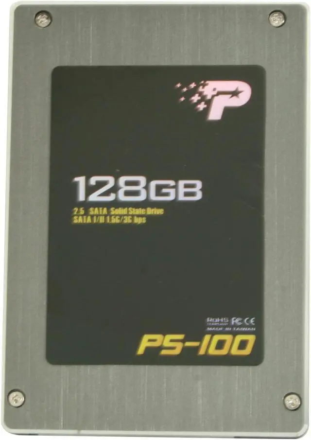 Alt view image 3 of 6 - Patriot PS-100 2.5" 128GB SATA I/II MLC Internal Solid State Drive (SSD) PS128GS25SSDR