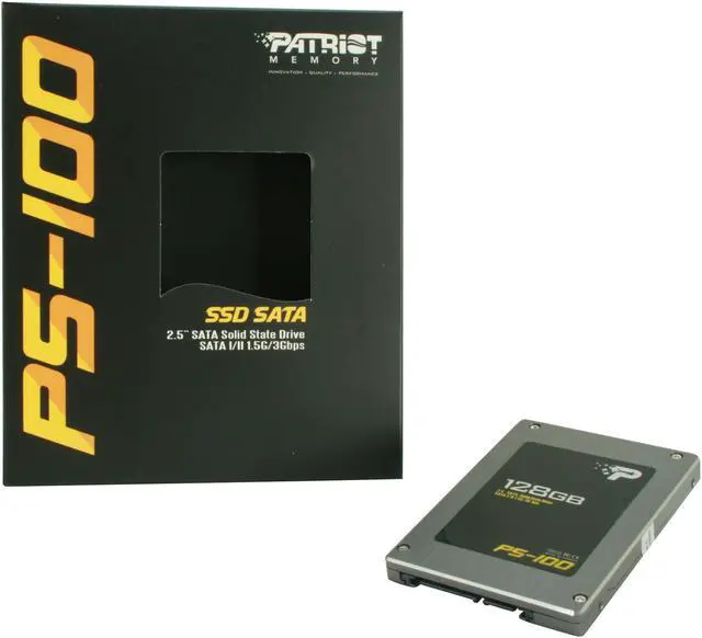 Alt view image 6 of 6 - Patriot PS-100 2.5" 128GB SATA I/II MLC Internal Solid State Drive (SSD) PS128GS25SSDR