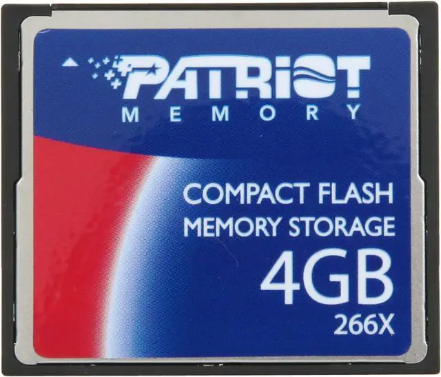 Alt view image 2 of 4 - Patriot 4GB Compact Flash (CF) 266X Flash Card Model PSF4G266CF