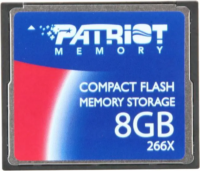 Alt view image 2 of 5 - Patriot 8GB Compact Flash (CF) 266X Flash Card Model PSF8G266CF