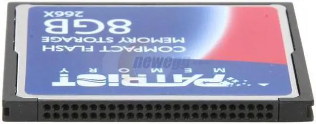 Alt view image 3 of 5 - Patriot 8GB Compact Flash (CF) 266X Flash Card Model PSF8G266CF