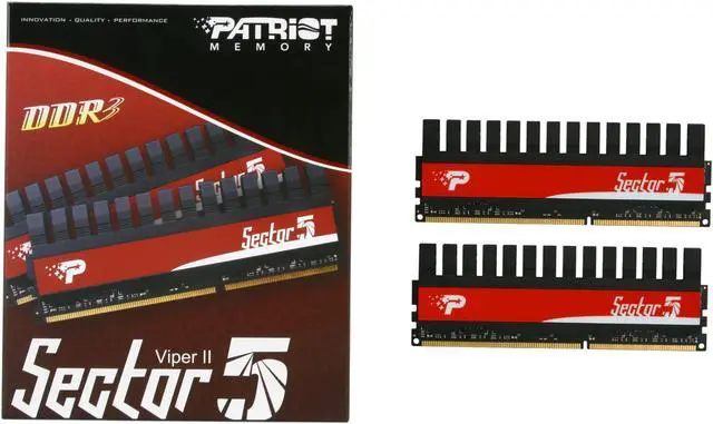 Alt view image 3 of 3 - Patriot Viper II ‘Sector 5’ Series 4GB (2 x 2GB) DDR3 2250 (PC3 18000) Desktop Memory Model PVV34G2250LLK