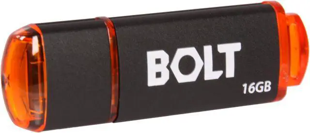 Alt view image 2 of 4 - Patriot Bolt 16GB USB 2.0 Flash Drive 256bit AES Encryption PSF16GBTUSB
