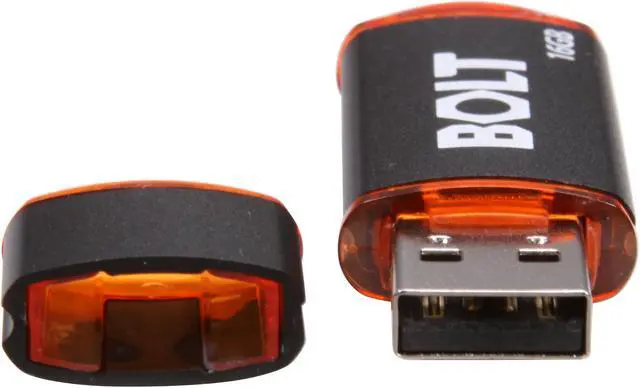 Alt view image 3 of 4 - Patriot Bolt 16GB USB 2.0 Flash Drive 256bit AES Encryption PSF16GBTUSB