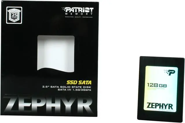 Alt view image 5 of 5 - Patriot Zephyr 2.5" 128GB SATA II MLC Internal Solid State Drive (SSD) PZ128GS25SSDR