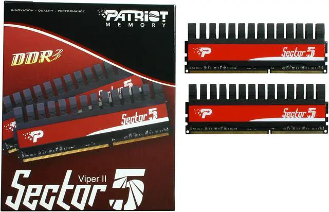 Alt view image 3 of 3 - Patriot Viper II 'Sector 5' Edition 4GB (2 x 2GB) DDR3 2500 (PC3 20000) Desktop Memory Model PVV34G2500C9K