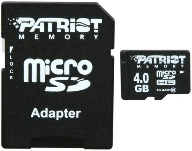 Main image of Patriot LX Series Class 10 4GB Micro SDHC Flash Card Model PSF4GMCSDHC10