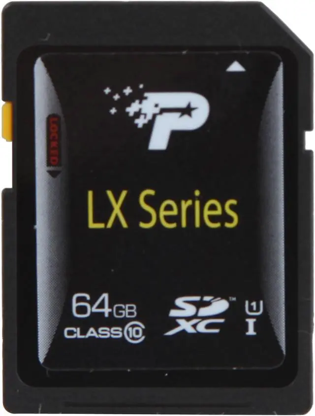 Main image of Patriot LX Series 64GB Class 10 Secure Digital Extended Capacity (SDXC) Flash Card Model PSF64GSDXC10