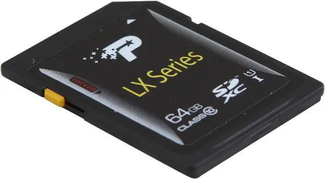 Alt view image 2 of 4 - Patriot LX Series 64GB Class 10 Secure Digital Extended Capacity (SDXC) Flash Card Model PSF64GSDXC10