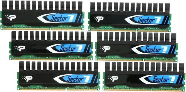 Main image of Patriot Viper II Sector 7 Edition 24GB (6 x 4GB) DDR3 1600 (PC3 12800) Desktop Memory Model PV7324G1600ELHK