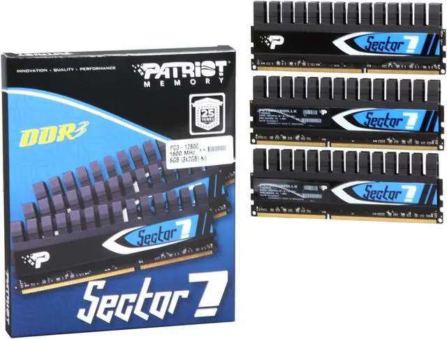Patriot Viper II Sector 7 Edition 6GB (3 x 2GB) DDR3 1600 (PC3