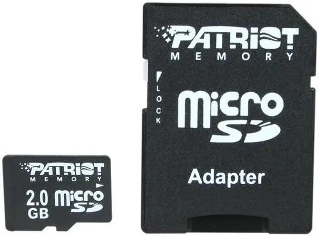 Main image of Patriot Signature 2GB MicroSD Flash Card with SD Adapter Model PSF2GMCSD3P