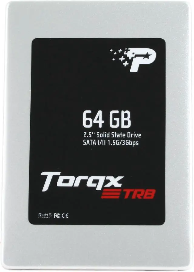 Alt view image 3 of 4 - Patriot Torqx TRB 2.5" 64GB SATA II Internal Solid State Drive (SSD) PT64GS25SSDR