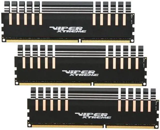 Main image of Patriot Viper Xtreme 12GB (3 x 4GB) DDR3 1600 (PC3 12800) Desktop Memory Model PX7312G1600LLK