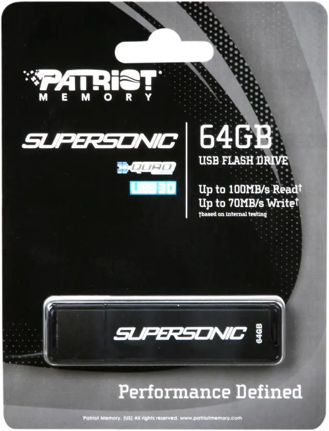 Alt view image 5 of 5 - Patriot Supersonic 64GB USB 3.0 Flash Drive PEF64GSUSB