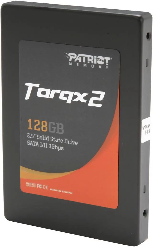 Main image of Patriot Torqx 2 2.5" 128GB SATA II Internal Solid State Drive (SSD) PT2128GS25SSDR