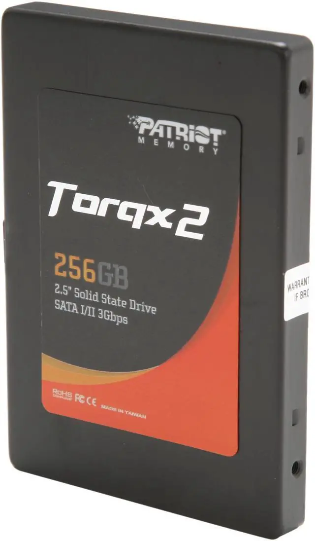 Main image of Patriot Torqx 2 2.5" 256GB SATA II Internal Solid State Drive (SSD) PT2256GS25SSDR