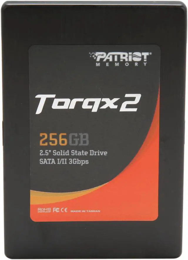 Alt view image 2 of 5 - Patriot Torqx 2 2.5" 256GB SATA II Internal Solid State Drive (SSD) PT2256GS25SSDR