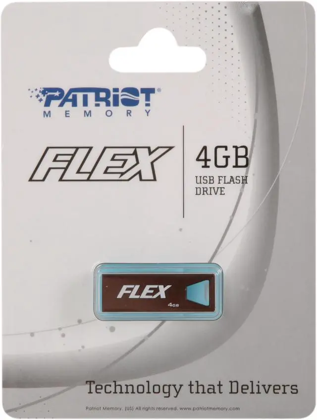 Alt view image 6 of 6 - Patriot Flex 4GB USB 2.0 Flash Drive PSF4GFXUSB