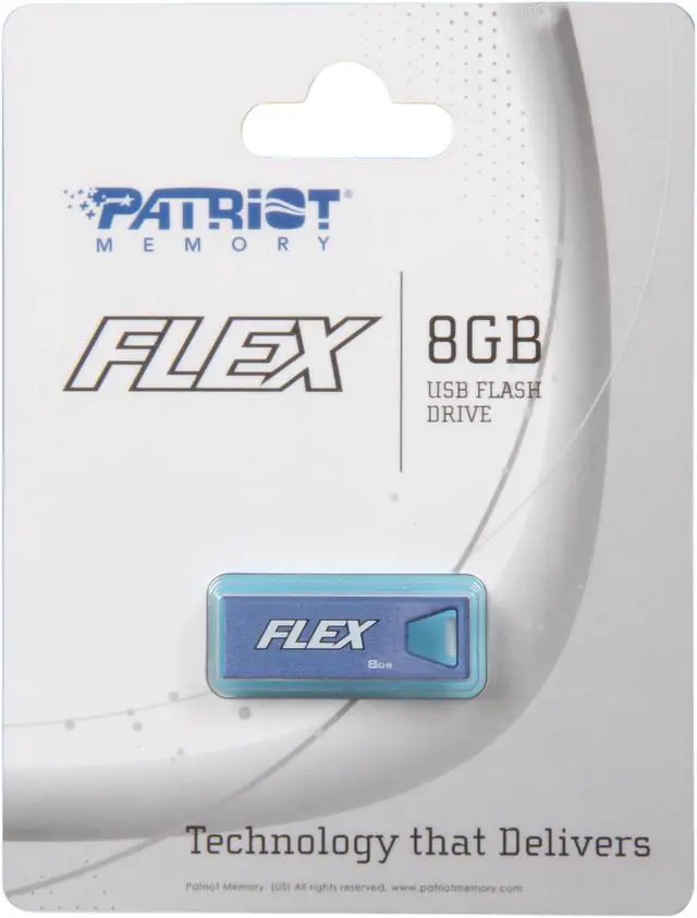 Alt view image 5 of 5 - Patriot Flex 8GB USB 2.0 Flash Drive PSF8GFXUSB