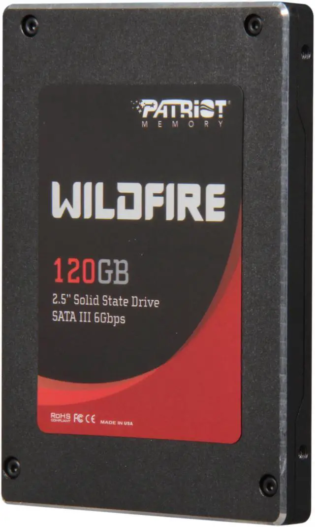 Alt view image 2 of 6 - Patriot Wildfire 2.5" 120GB SATA III MLC Internal Solid State Drive (SSD) PW120GS25SSDR
