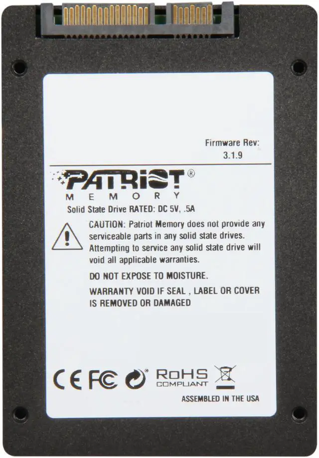 Alt view image 5 of 6 - Patriot Wildfire 2.5" 120GB SATA III MLC Internal Solid State Drive (SSD) PW120GS25SSDR