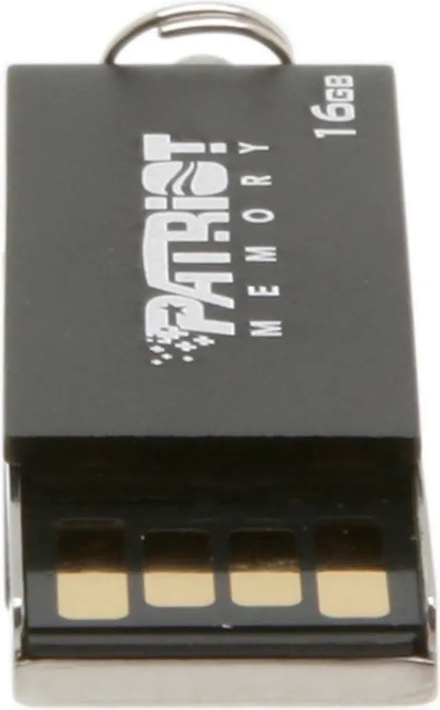 Alt view image 3 of 4 - Patriot Swing 16GB USB 2.0 Flash Drive (Black) PSF16GSBUSB