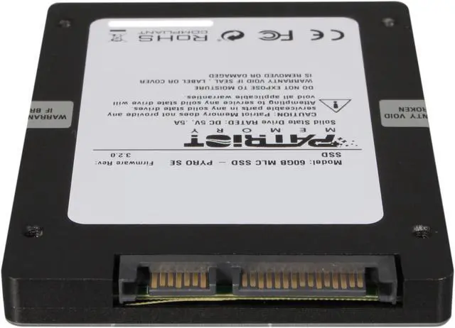 Alt view image 4 of 6 - Patriot Pyro SE 2.5" 60GB SATA III MLC Internal Solid State Drive (SSD) PPSE60GS25SSDR