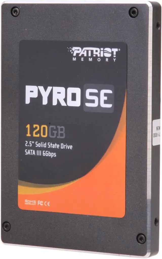Alt view image 2 of 5 - Patriot Pyro SE 2.5" 120GB SATA III MLC Internal Solid State Drive (SSD) PPSE120GS25SSDR