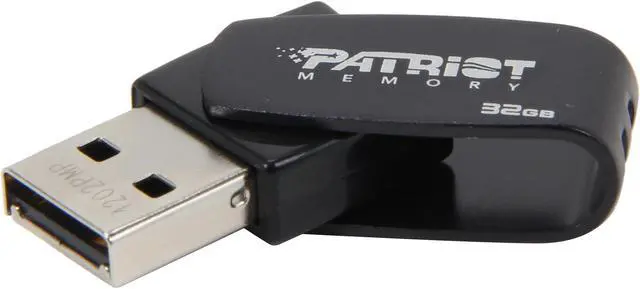 Alt view image 3 of 5 - Patriot Axle 32GB USB 2.0 Flash Drive (Gray) PSF32GAUSBG
