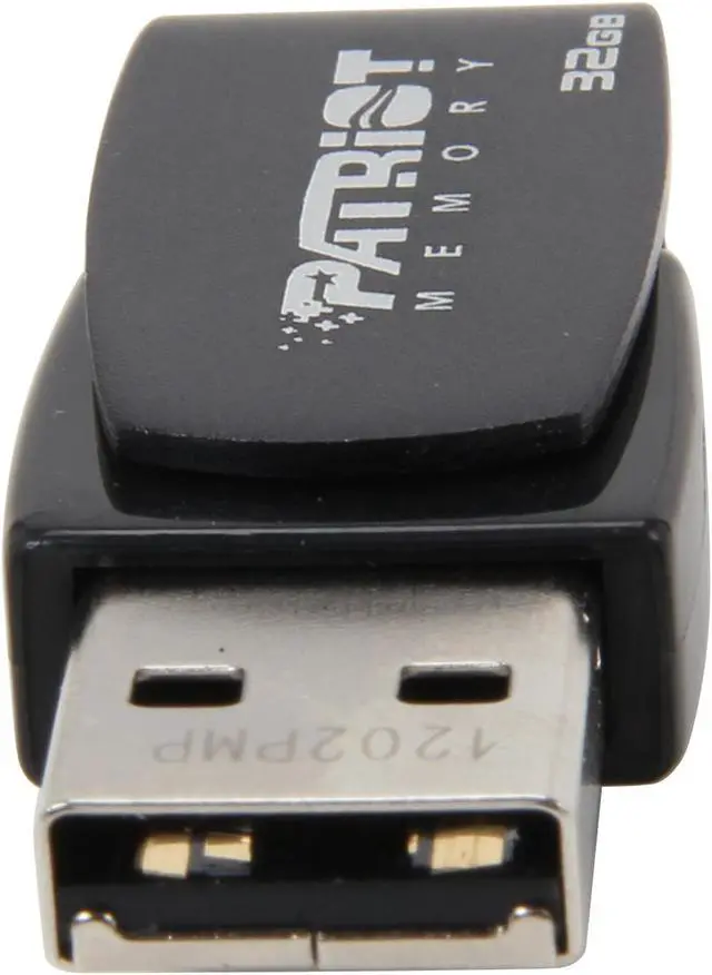 Alt view image 4 of 5 - Patriot Axle 32GB USB 2.0 Flash Drive (Gray) PSF32GAUSBG