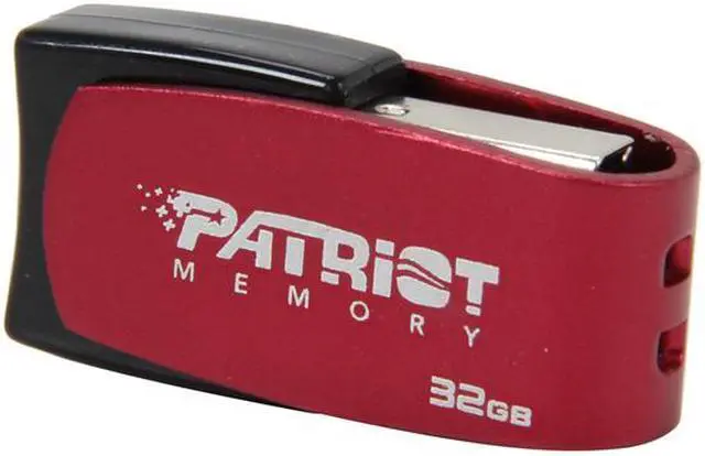 Main image of Patriot Axle 32GB USB 2.0 Flash Drive (Red) PSF32GAUSB