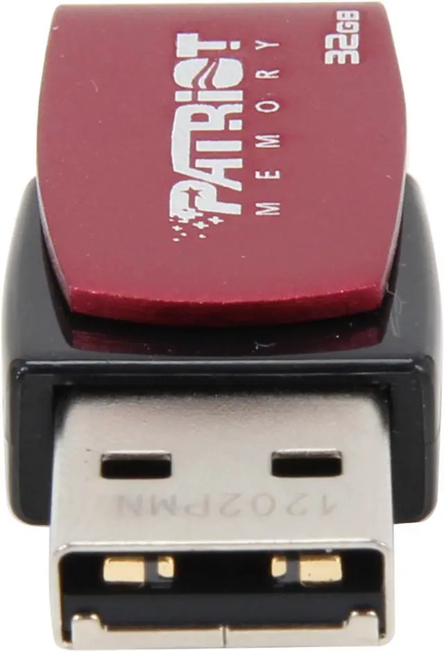 Alt view image 2 of 5 - Patriot Axle 32GB USB 2.0 Flash Drive (Red) PSF32GAUSB