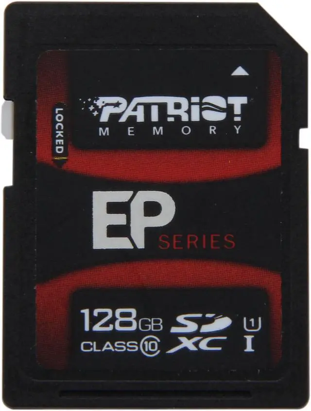 Main image of Patriot EP Series 128GB Class 10 Secure Digital High-Capacity (SDHC) Flash Card Model PEF128GSHC10233