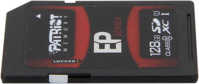 Alt view image 3 of 4 - Patriot EP Series 128GB Class 10 Secure Digital High-Capacity (SDHC) Flash Card Model PEF128GSHC10233