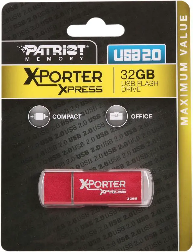 Alt view image 5 of 5 - Patriot Xporter Xpress 32GB USB 2.0 Flash Drive PSF32GXPXUSB