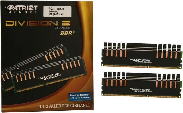 Alt view image 3 of 3 - Patriot Viper Xtreme Series, Division 2 Edition 8GB (2 x 4GB) DDR3 2400 (PC3 19200) Desktop Memory Model PXD38G2400C11K