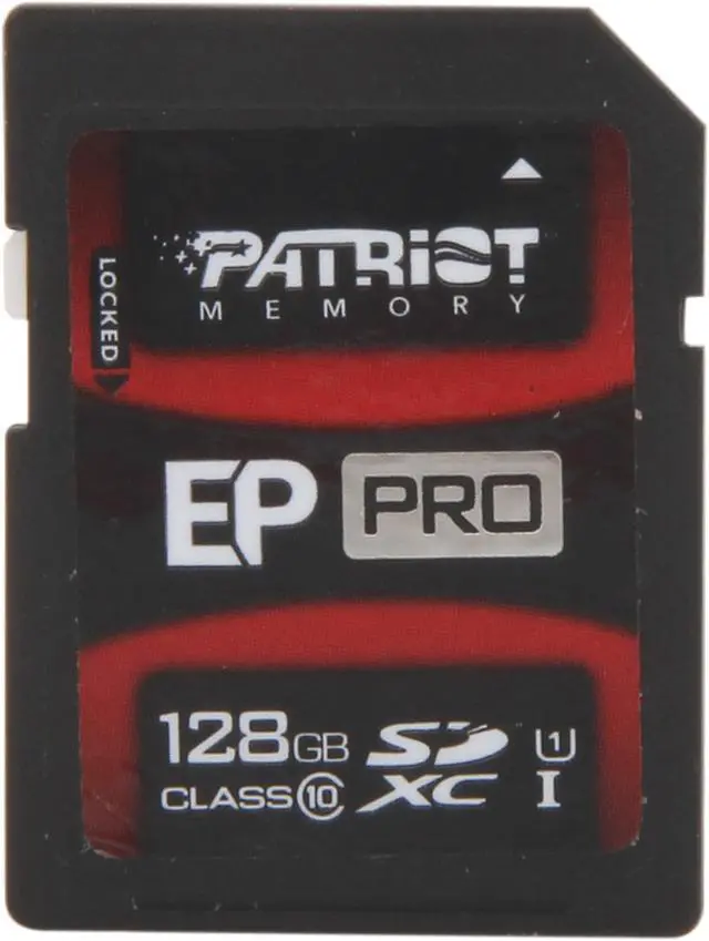 Main image of Patriot EP Pro Series 128GB UHS-1 Secure Digital Extended Capacity (SDXC) Flash Card Model PEF128GSXC10333