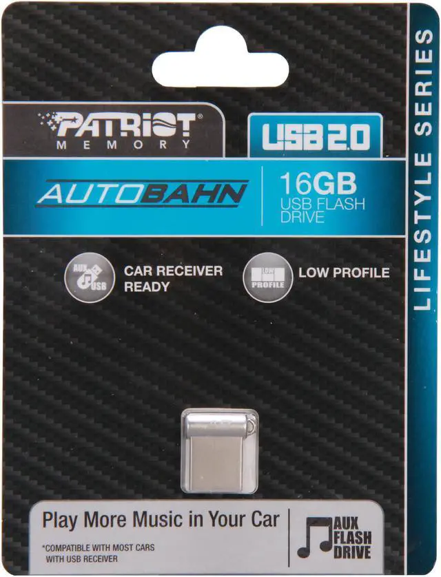 Alt view image 6 of 6 - Patriot Autobahn 16GB USB 2.0 Flash Drive PSF16GLSABUSB