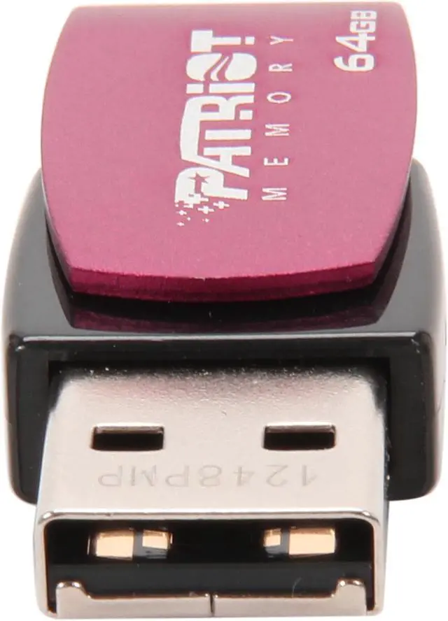 Alt view image 4 of 5 - Patriot Axle 64GB USB 2.0 Flash Drive (Red) PSF64GAUSB