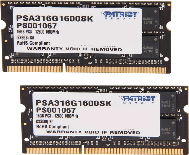 Patriot Memory Signature Apple Line 16GB (2 x 8GB) DDR3 1600 (PC3