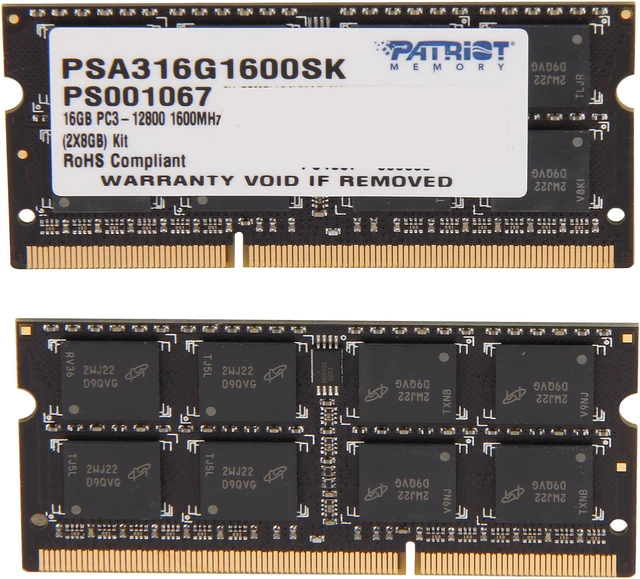 Patriot Memory Signature Apple Line 16GB (2 x 8GB) DDR3 1600 (PC3